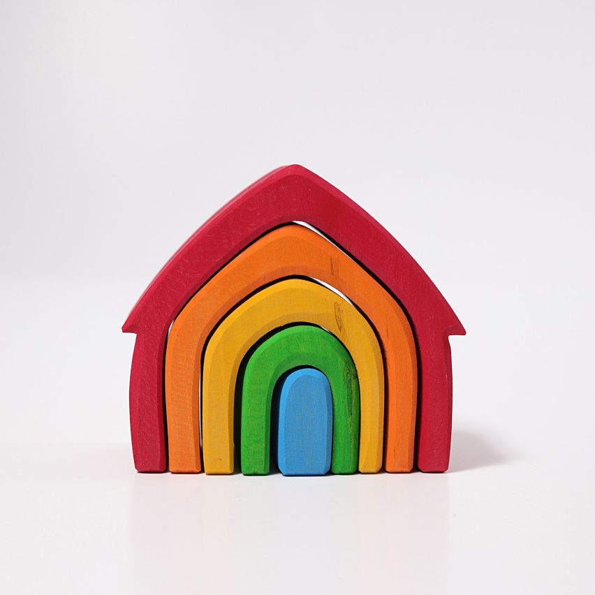 Colorful House regenboog 5-delig, Grimm's