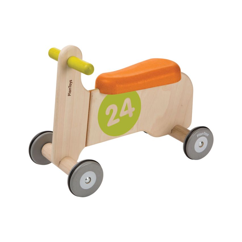 Loopfiets Ride-On oranje, Plan Toys 