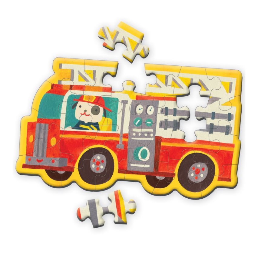 Fire truck vormpuzzel 24 st, Mudpuppy