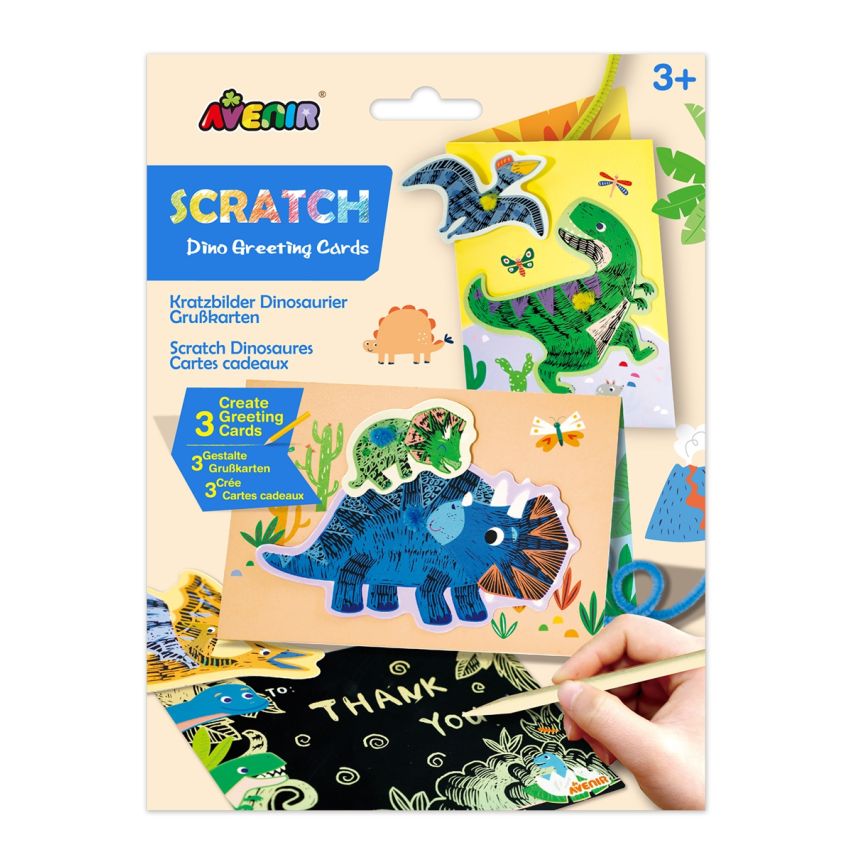 Scratch Art - Dino's Wenskaarten, Avenir