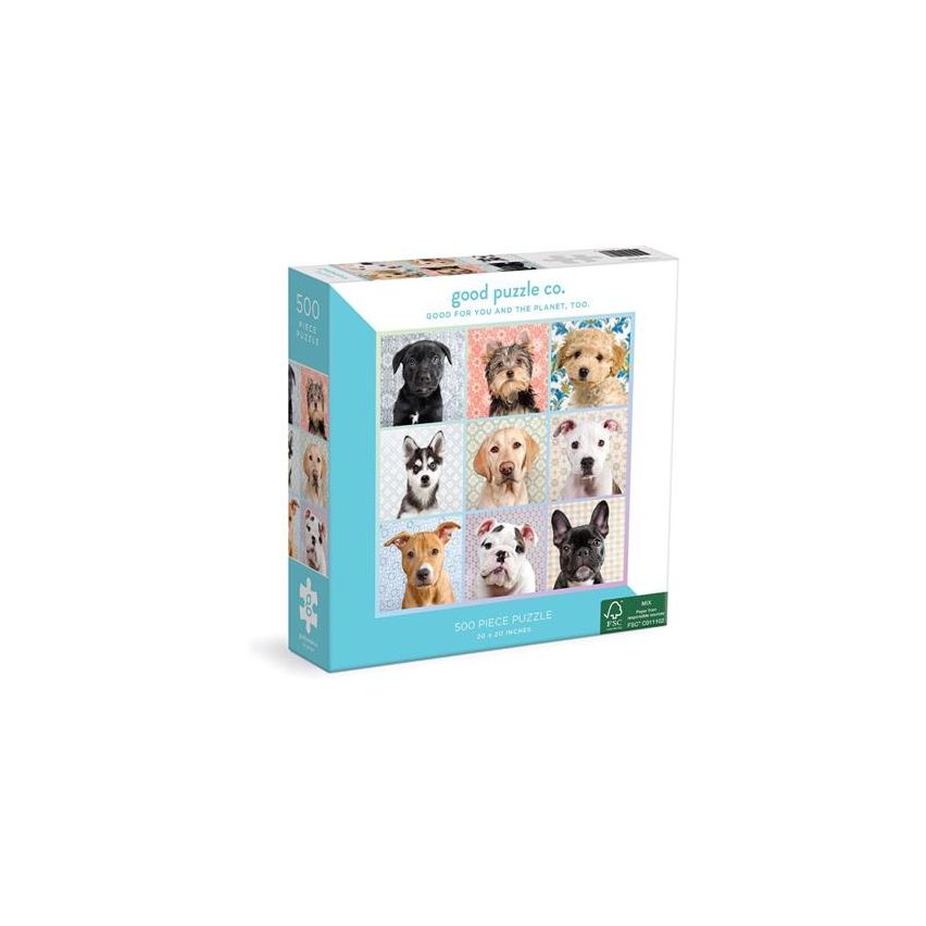 Puzzel hondenportretten 500 st, Good Puzzle Company